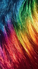 Naklejka premium Iridescent rainbow gradient with metallic sheen and glossy finish
