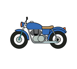 Obraz premium Triumph Bonneville T100 Motorcycle Vector Illustration