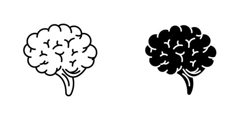 Brain icons for app and websites.