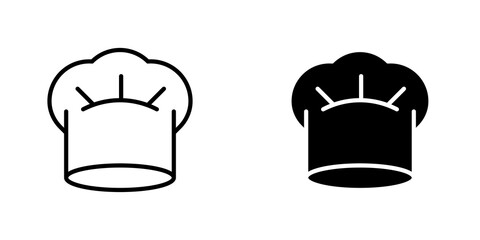 Chef hat icons for app and websites.
