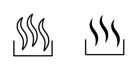 Heat icons for app and websites.