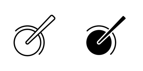 Pizza Slicer icons for app and websites.