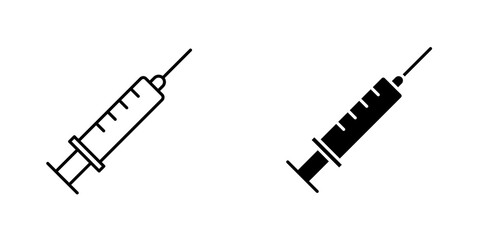 Syringe icons for app and websites.