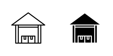 Warehouse icons for app and websites.