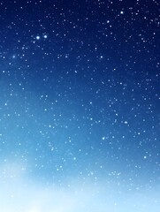 Obraz premium A horizontal background of star trails on a bright blue sky