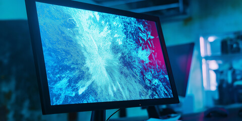 Fototapeta premium Cyber warfare impact on technology visuals in modern workspacesa deep dive into digital threats
