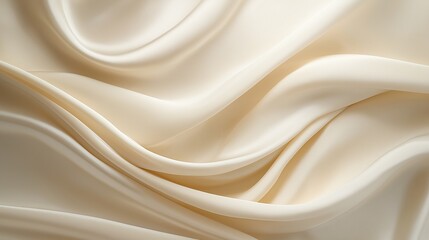 Obraz premium Cream silk satin fabric abstract background