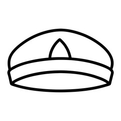 Meditation Headband vector silhouette black design white background