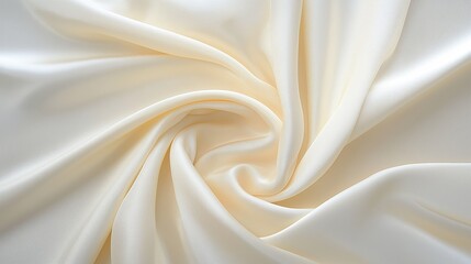 Obraz premium Cream silk satin fabric abstract background