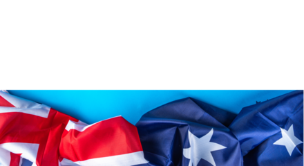 red and blue star, Australia day, 26 th January greeting image 