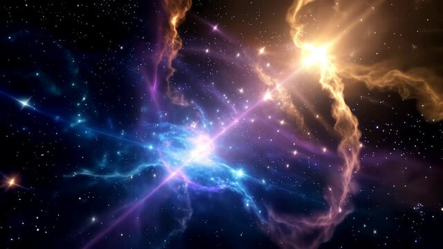 Surreal mystical representation of astral projection and spirituality