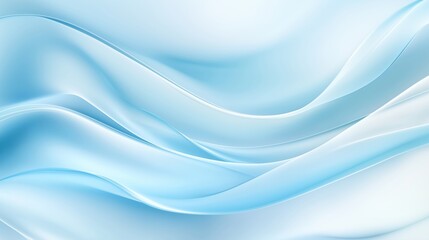 Obraz premium Sky blue silk satin fabric abstract background