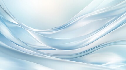 Fototapeta premium Sky blue silk satin fabric abstract background