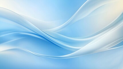 Fototapeta premium Sky blue silk satin fabric abstract background
