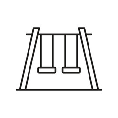 swing line icon with white background vector stock illustration