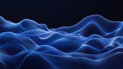 Obraz premium Abstract Blue Waves