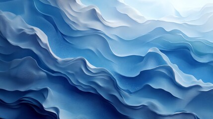 Obraz premium Abstract Blue Waves