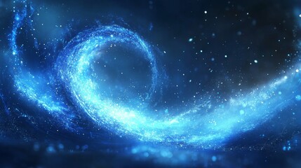 Abstract Cosmic Swirl