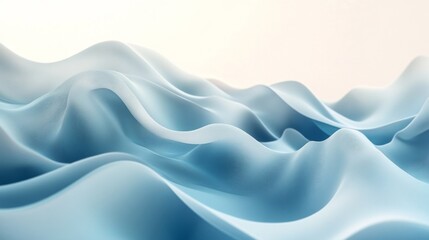 Obraz premium Abstract Blue Waves