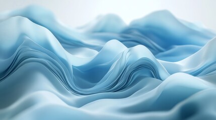 Fototapeta premium Abstract Blue Wave Pattern