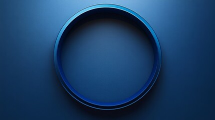 Blue Oval Wall Art