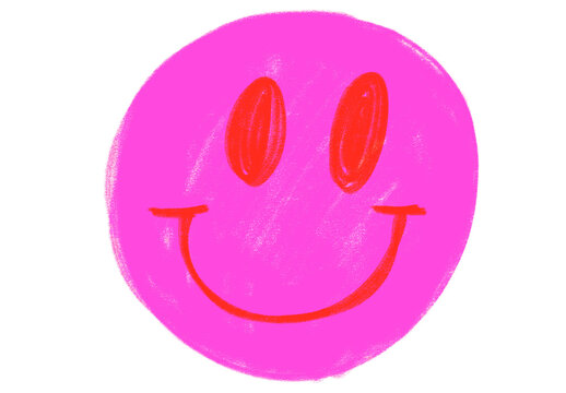 Naklejki Happy pink