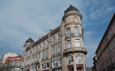 Obraz premium Colorful Facades of Porto Buildings in Portugal