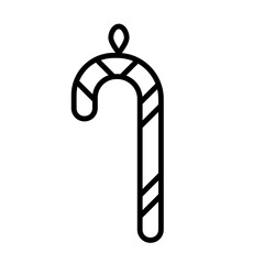 Christmas ball icon for web. Outline style