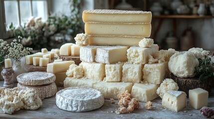 Aromatic Collection of Exquisite French Cheeses