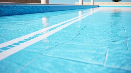 Obraz premium A photo of a swimming pool