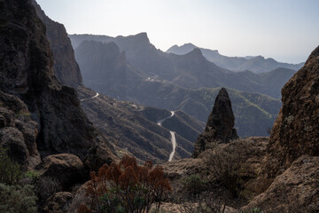  The Nublo Park offers a landscape of dismantled structures and sharp slopes with spectacular areas...