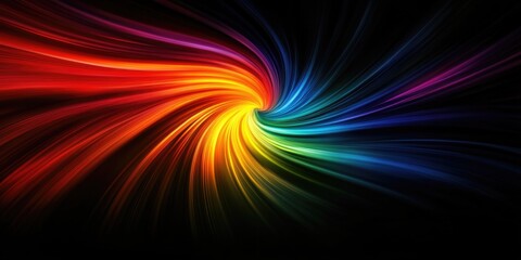 Colorful Light Swirl