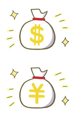 お金　ドルと円