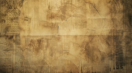 Newspaper paper grunge vintage old aged texture background
