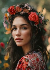 portrait of a woman in a dress