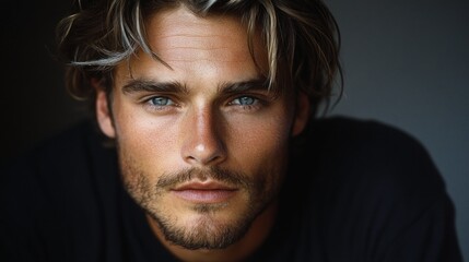 Obraz premium portrait of a man looking at camera