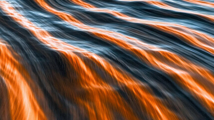 vibrant orange and blue abstract water textures