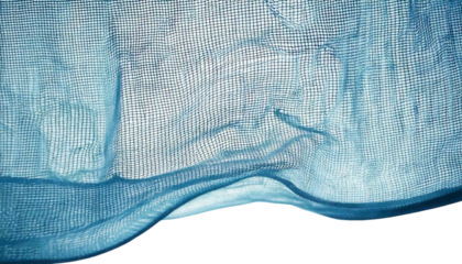  Plastic Mosquito Net Mesh Texture on White Background