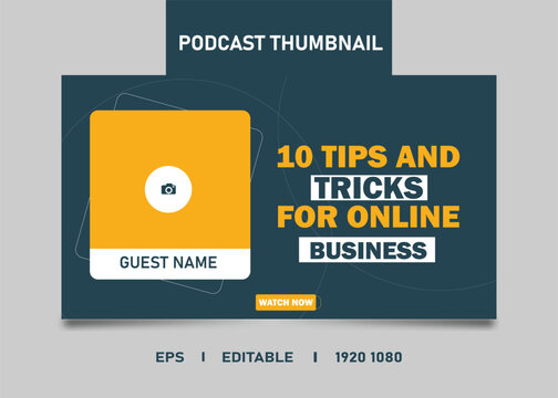 Podcast Thumbnail design for podcasters