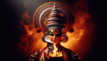 Kathakali dancer