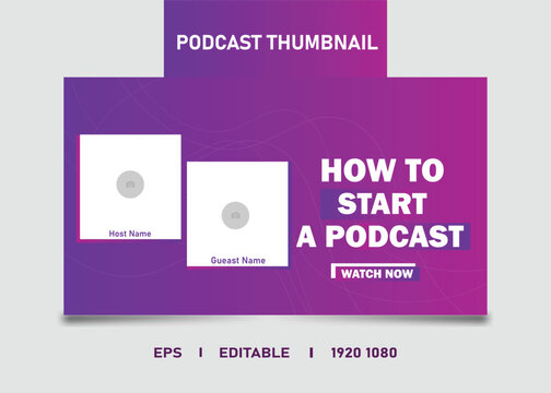 Podcast Thumbnail design for podcasters