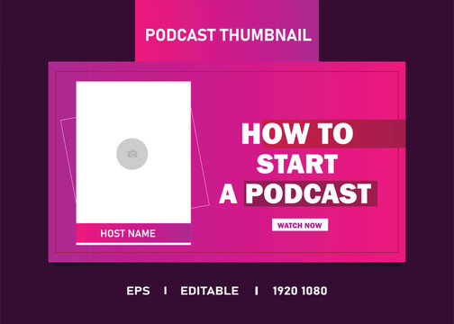 Podcast Thumbnail design for podcasters