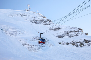 Obraz premium Titlis is a mountain located in the Swiss Alps, more precisely in the canton of Obwalden.