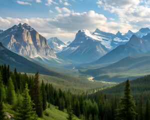 Fototapeta premium Breathtaking International Mountain Day Celebration: Stunning Global Mountain Landscapes
