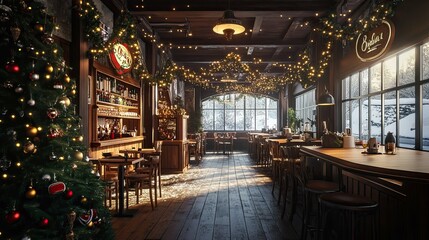 Fototapeta premium New Year's interior