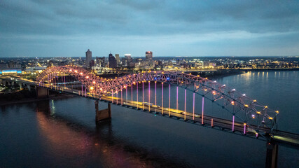 Obraz premium Night Time City View