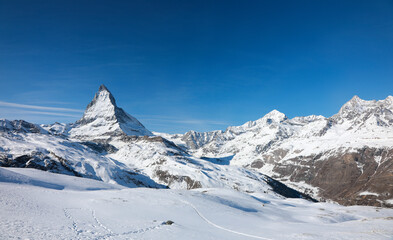 Fototapeta premium A sunny day in Zermatt