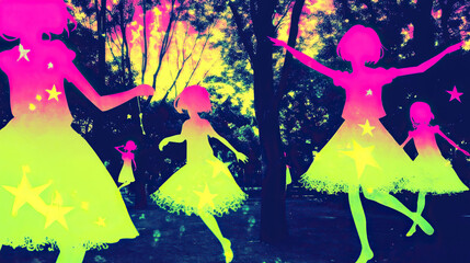 Creative portrait of a persons