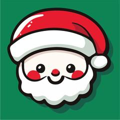 Vector of Cute cartoon Santa illustration