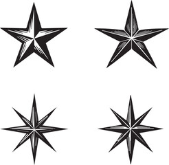 Obraz premium silhouette of star